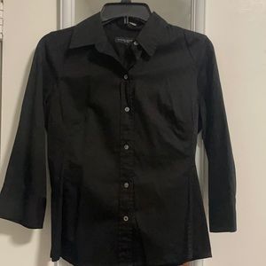Quarter sleeve banana republic fitted button up
